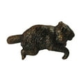 thumbnail image 4 of Figura de maceta para abrazar, estatua de animal de jardín, adorno de césped, colección colgante hámster, 4 of 8