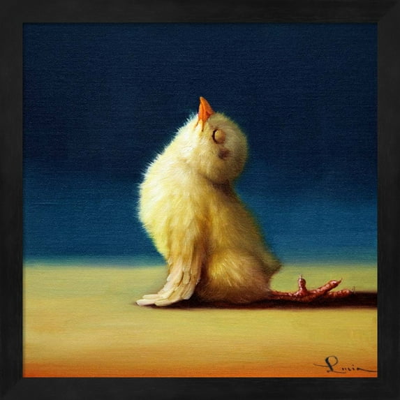 Great Art Now Yoga Chick Upward Dog by Lucia Heffernan, Framed Wall Art, 13.25W x 13.25H