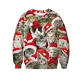 thumbnail image 4 of Suéter con estampado 3D divertido de gato 2024, suéteres navideños feos para hombres y mujeres, jerséis, sudaderas con capucha para fiestas navideñas, sudadera 3XL, 4 of 5