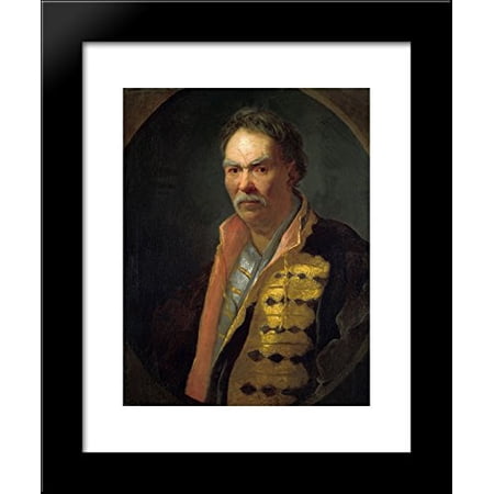 A Malorossian Hetman (Probably Pavlo Polubotok) 20x24 Framed Art Print by Nikitin, Ivan
