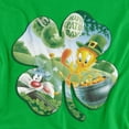 thumbnail image 2 of Looney Tunes T-Shirt Tweety Shamrock Unisex Graphic Tee For Men & Women, 2 of 7