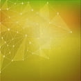 thumbnail image 1 of Ahgly Company Tapis d'Intérieur Lavable en Machine Carré Jaune Transitionnel, 6 Pieds Carré, 1 of 7