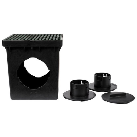 NDS 4135166 Polyethylene Basin Kit with Grate