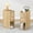 Natural-2pc, variant on Narrow Nightstands Set of 2 for Bedroom, Mid Century Modern Wooden Bedside with 2 Drawers, Fluted Skinny End Table, 8 Inch Wide Slim Side Tables for Small Spaces, Living Room Couch, Walnut