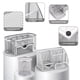 thumbnail image 3 of Set de organizadores y accesorios de escritorio Froidesente Silvery 17 en 1, 3 of 9