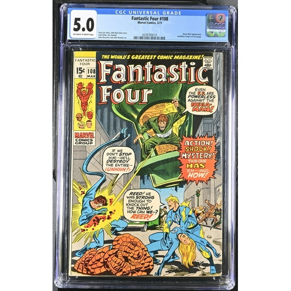 Fantastic Four #108 - CGC 5 Comic Book