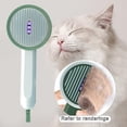 thumbnail image 3 of portátil Perro Gato Cepillo de pelo Mascotas Verde claro Zulema Cepillo de derramamiento, 3 of 8