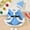 Blue, variant on Girls Christmas Dress Crew Neck A-Line Long Sleeve Girls Winter Dresses Romper Baby Christmas Outfit Party Dresses for Girls 6-9 Months