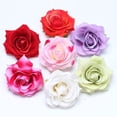 thumbnail image 5 of D-GROEE Womens Rose Flower Hair Clip Flower Brooch for Bridal Headpiece, Pure Color Fake Flower Hair Clamp, 5 of 8