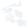 thumbnail image 5 of Molde de silicona con forma de posavasos de animales marinos de cristal para proyectos hechos a mano y decoración de la casa, 5 of 5