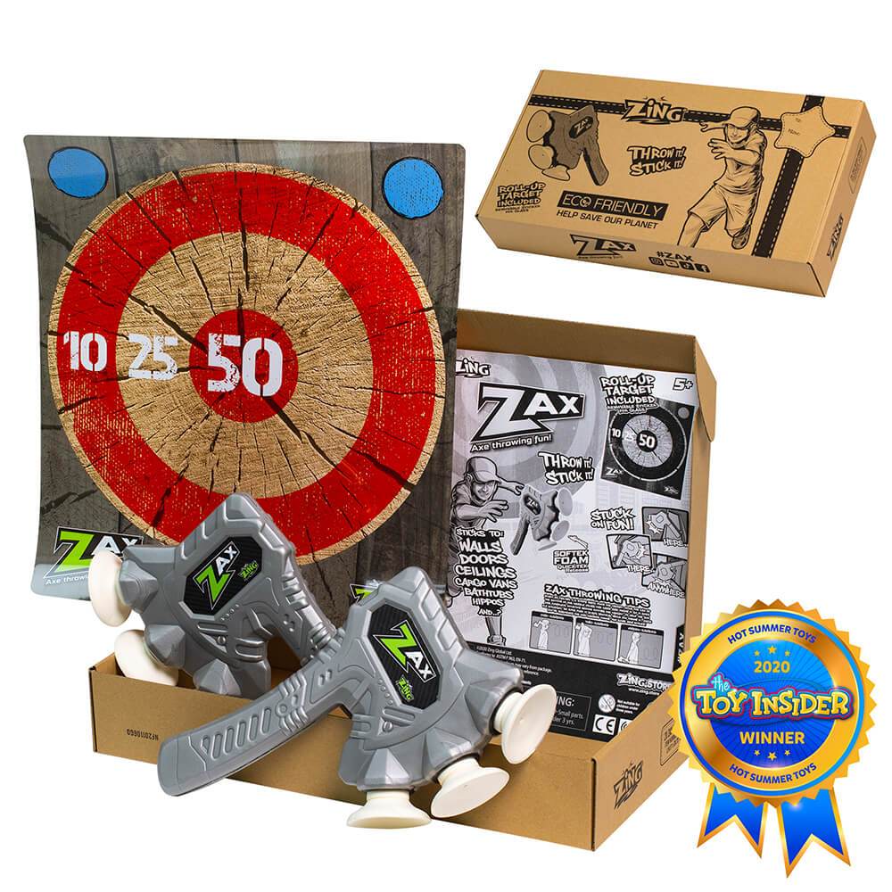 Zax 2 Pack with Target Soft Foam Throwing Axes