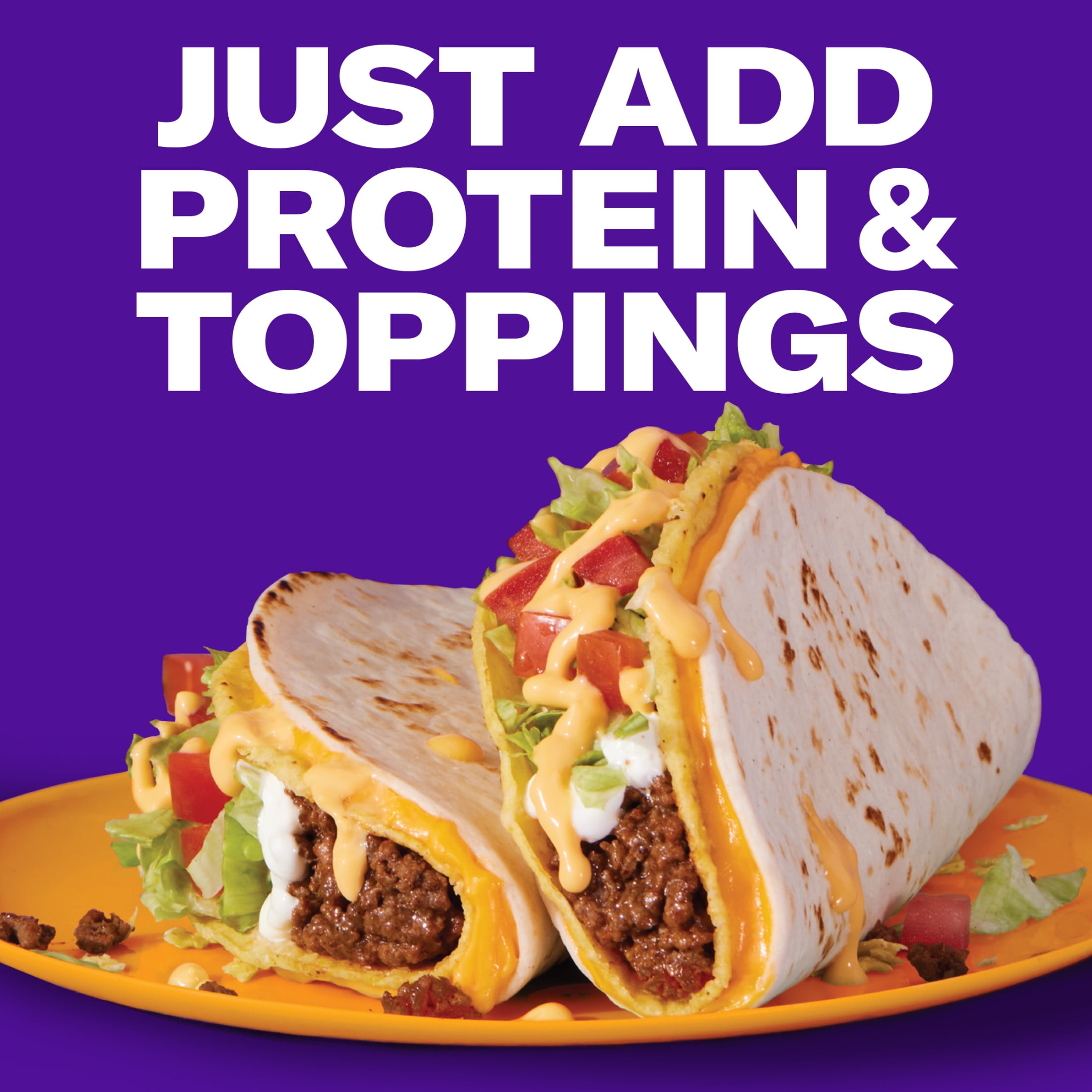 Taco Bell Cheesy Double Decker Taco Dinner Kit, 6 Soft Taco Bell Cheesy Double Decker Taco Dinner Kit, 6 Soft