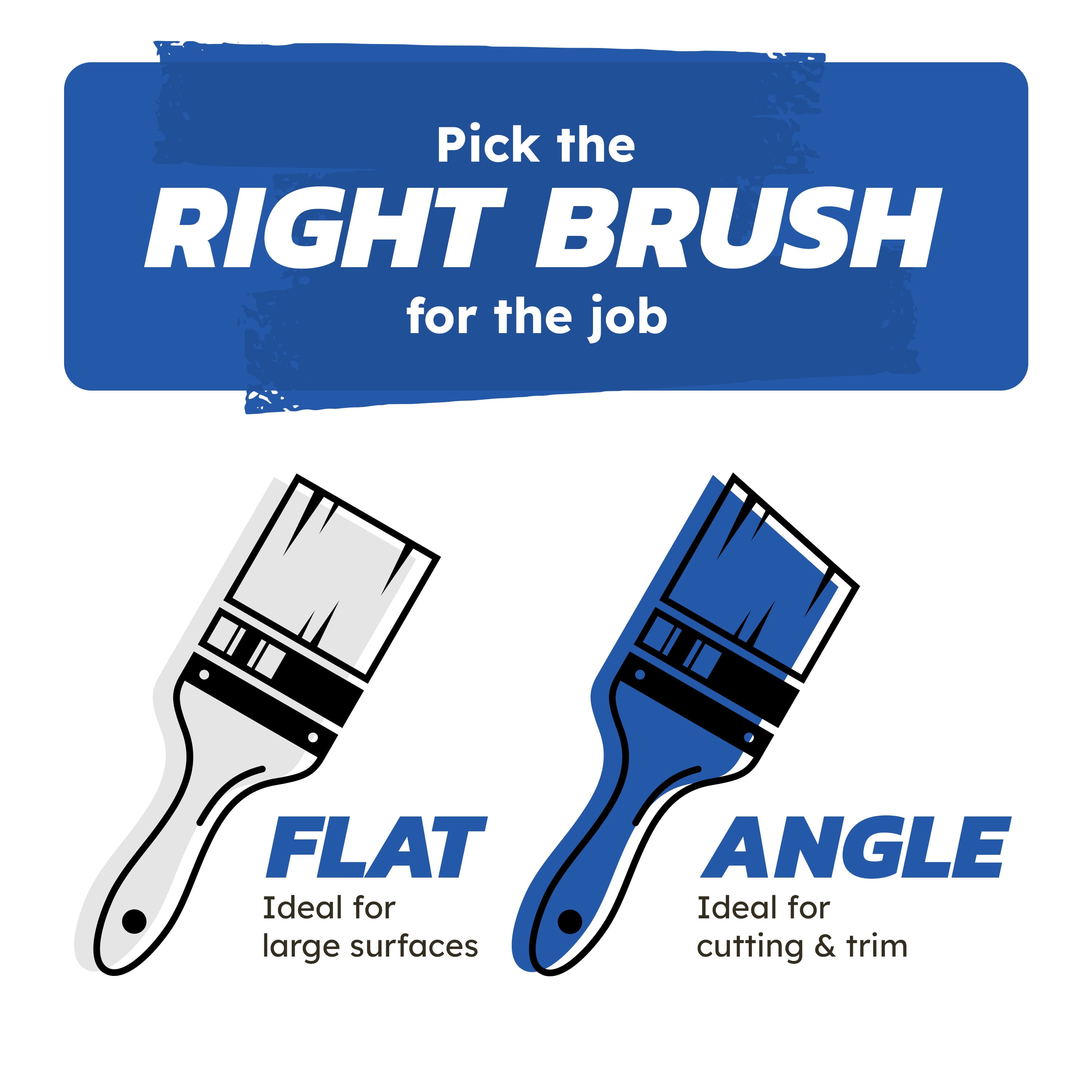 BEST 2" Polyester-Nylon Angle Brush
