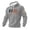 Gray, variant on 250th Anniversary Sweatshirt, Men's Vintage American Flag Print Hoodie Patriotic 4th of July Shirts Waffle Long Sleeve Pullover