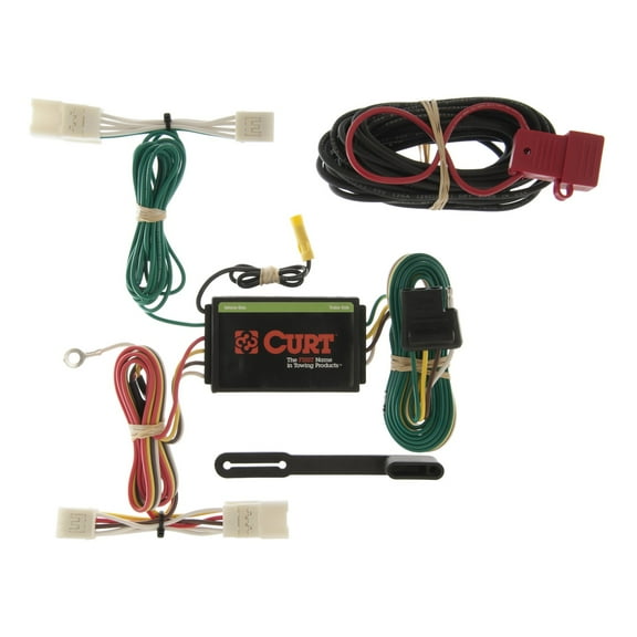 CURT 55400 Vehicle-Side Custom 4-Pin Trailer Wiring Harness, Select Toyota Highlander, Hyundai Azera Sedan V6