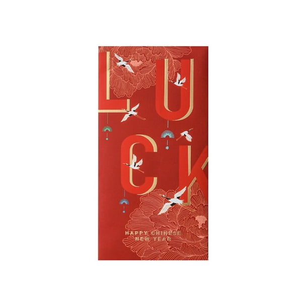 2021 Enveloppes Rouges Chinoises, Enveloppes Rouges de Paquet d'Argent Chanceux de Nouvel An pour le Festival de Printemps Chinois