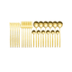 thumbnail image 1 of Set de 24 Piezas Cubiertos BELUG Color Dorado Completo, 1 of 3