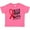 Hot Pink, variant on Never Stop Fighting Stroke Awareness Red Ribbon Boys or Girls Baby T-Shirt
