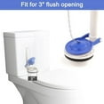 thumbnail image 2 of Tian Qi 2 Pack Large 3-Inch Toilet Flapper Replacement Compatible with TOTO flapper Model THU140S- Oversized Sealing and Easy to Install- Blue, 2 of 5