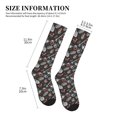 thumbnail image 4 of Pofeuu Japanese Sushi Hashi Print Compression Socks for Women & Men Circulation - Best Support for Nurses,Running,Athletic,Sports, 4 of 7