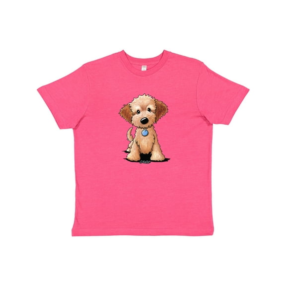 Inktastic Kiniart Mini Goldendoodle Youth T-Shirt