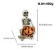 thumbnail image 3 of Decoraciones de Halloween, adornos de Halloween, regalos de Halloween, decoración original de fantasma blanco de Halloween con calabaza, nueva decoración de escritorio, decoración de accesorios para f, 3 of 9