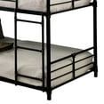 thumbnail image 2 of Industrial Style Full Triple Decker Bunk Bed with Ladder, Gray, 2 of 3