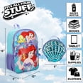 thumbnail image 2 of The Little Mermaid 16 5-Piece Backpack and Lunchbox Set, 2 of 7