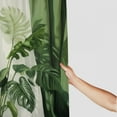 thumbnail image 3 of Shiartex  Tropical Green Plant Shower Curtain Waterproof Washable Fabric Summer Bathroom Decor Botanical Banana Monstera Leaf Palm Tree Shower Curtain with Hooks  69x72, 3 of 7