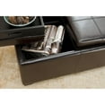 thumbnail image 2 of Harrison Triple Tray Ottoman-Color:Brown,Finish:Black, 2 of 2