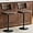 Brown, variant on Bar Stools Set of 2,Height Adjustable Swivel Barstools,Armless Linen Fabric Counter Height Bar Stools with Footrest for Kitchen Home Bar,Brown