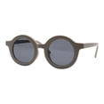 thumbnail image 2 of Toddler Baby Sunglasses Round Circle Retro Fashion Girls Boys UV400 Taupe, 2 of 4