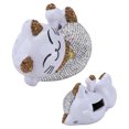 thumbnail image 3 of Decoración INTERIOR De Diamantes De Imitación De Gato De La Suerte Para Coche, Estatuilla De Adorno Para Tablero De Consola Central UNIVERSAL, Gato, 3 of 7