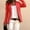Watermelon Red, variant on Dexiang Clearance Women's long Sleeve button Blazers Business Casual Plus Size Open Front Jackets Lightweight Work Office Suits Watermelon Red M