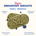thumbnail image 3 of Sweet Loren's Vegan Breakfast Biscuits | Blueberry | 4g Protein, 19g Whole Grains | Plant Based, Gluten Free, Dairy Free, Nut Free Snacks | 6 Pack (90 Total Biscuits, 1.6 ounce each), 3 of 4