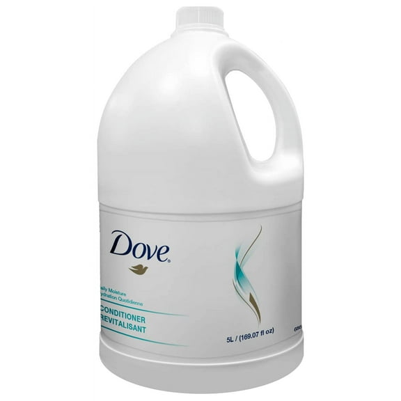 Dove 5Liter PRO Conditioner Daily Moisturizer Refill Bottle (Casepack 3 with Pelican Pump) All Hair Types