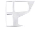 thumbnail image 4 of Pour Benz ml GL 2012-2016 Argent Mat ABS Console Centrale Boîte de Vitesses Panneau F pour Ram e Trim, 4 of 4