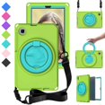 thumbnail image 3 of 360-degree Rotating Ring Stand Samsung Tab A7 Lite 8.7 T220 T225 2020 Case With Waterproof Design, Realistic Eagle Pattern, Adjustable Strap, 3 of 5