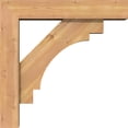 thumbnail image 3 of Ekena Millwork 5 1/2"W x 24"D x 24"H Merced Block Smooth Bracket w/ Offset Brace, Western Red Cedar, 3 of 25