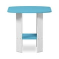 thumbnail image 2 of Furinno Simple Design End/SideTable, Light Blue/White, 2 of 4