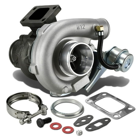 Bolt On Turbocharger - T04E T3/T4 4-Bolt Manifold Flange Stage III Turbocharger with Internal Wastegate Turbine A/R .63