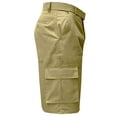 thumbnail image 2 of 2-Pack Men's Relaxed Fit 7-Pocket Cargo Shorts with Belt (Sizes, 30-42), 2 of 3