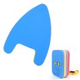 thumbnail image 1 of Swimming Back Float and Kickboard Set for Kids Swimming Bubble Belt Swimming Training Float Board, 1 of 8