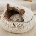 thumbnail image 2 of Cama para gatos Yuyangstore Cueva acogedora Marrón 40cm, 2 of 6