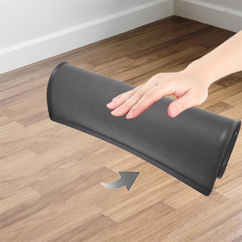 Tutuviw Mini Fridge Silicone Drip Mat with Raised Edges 23.6" x 23.6" x 0.76" Floor Protectors for Mini Refrigerator Freezer Protect From Appliance Leaks Water Spills absorbent(Grey)
