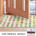 thumbnail image 3 of Pioneer Flower Floral Print Pattern Door Rugs,Washable Non Slip Door Mats Indoor,Decorative Door Mats,Entry Mat Indoor for Entrance,Bedroom,Kitchen,Bathroom,17"x30", 3 of 6