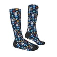 thumbnail image 3 of Fotbe Space Dog print Women's Men's Novelty Crew Socks Cotton Socks Knee High Socks for Walking,Running,Nurses,Pregnancy, 3 of 9