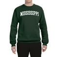 thumbnail image 2 of Wild Bobby State of Mississippi College Style Unisex Crewneck Sweatshirt, 2 of 6