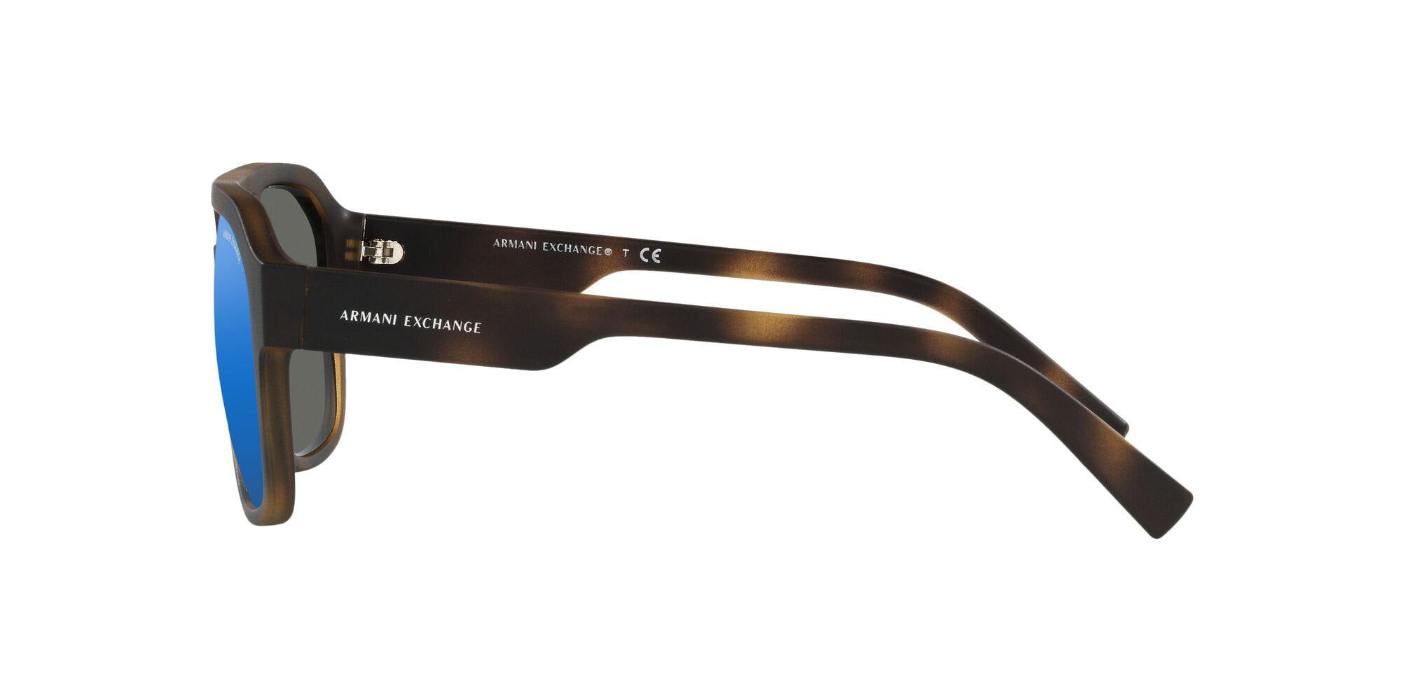 Armani Exchange - Unisex AX Rectangle Sunglasses Navigator 4074S