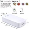 thumbnail image 3 of Esterilizador de herramientas para uñas LXIANGN con luz azul USB, blanco, 3 of 8
